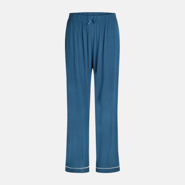 Joy bamboo night pants - dusty blue