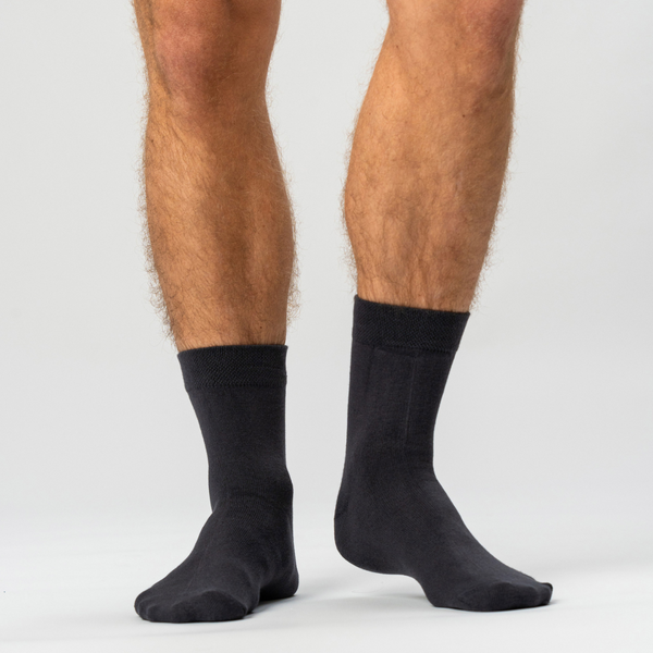 5 pairs of dark gray bamboo socks (Low cut)