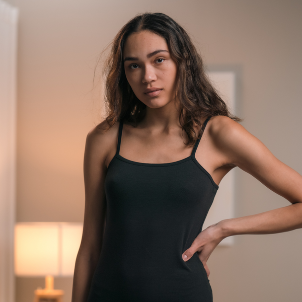 Black bamboo petticoat