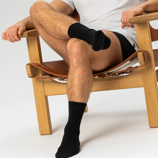 5 pairs of black bamboo socks (Low cut)