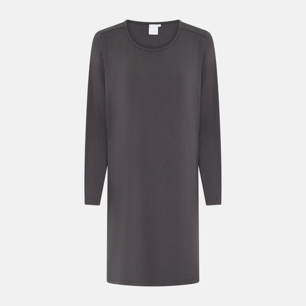 Bea long-sleeved bamboo nightgown - Pavement