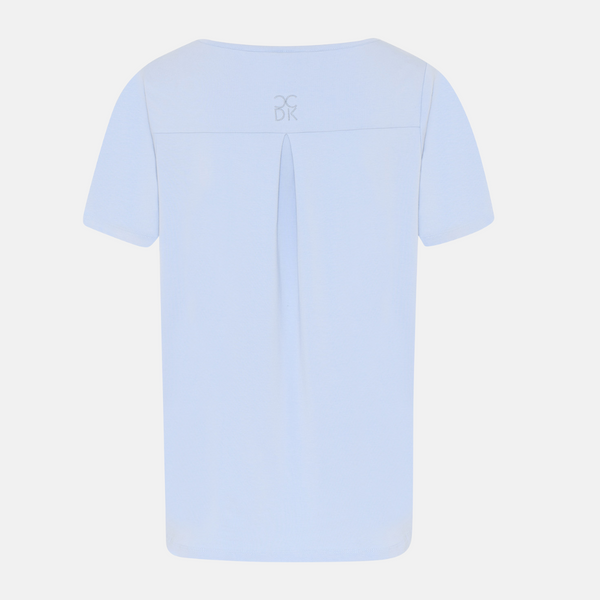 Bea short-sleeved bamboo T-shirt - Kentucky Blue