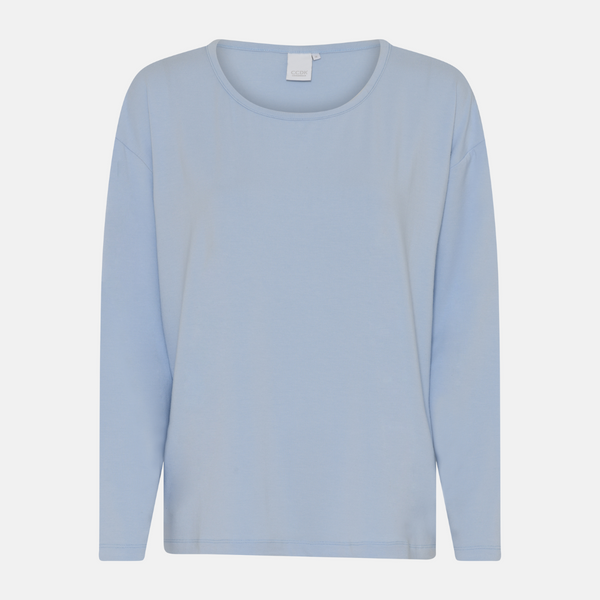 Britt Long Sleeve Bamboo T-Shirt - Kentucky Blue