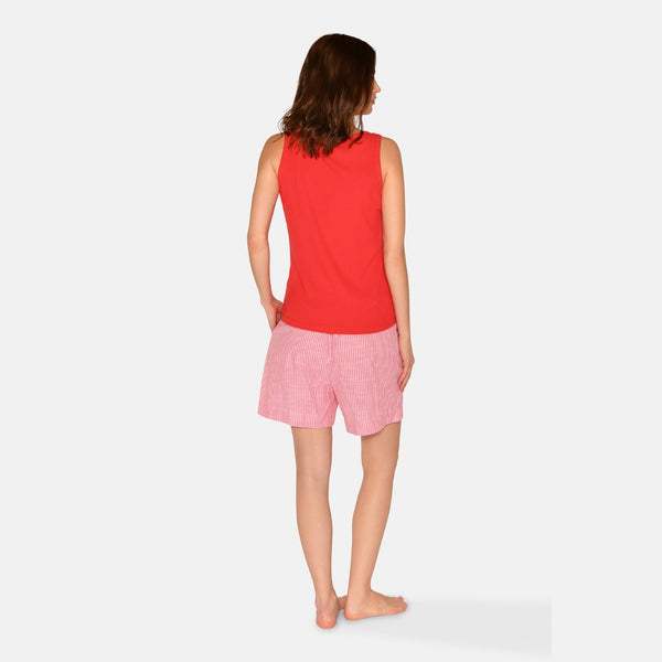 Anja bamboo tank top - Red