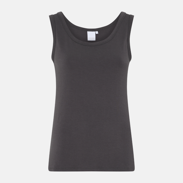 Ann Bamboo Tank Top - Pavement