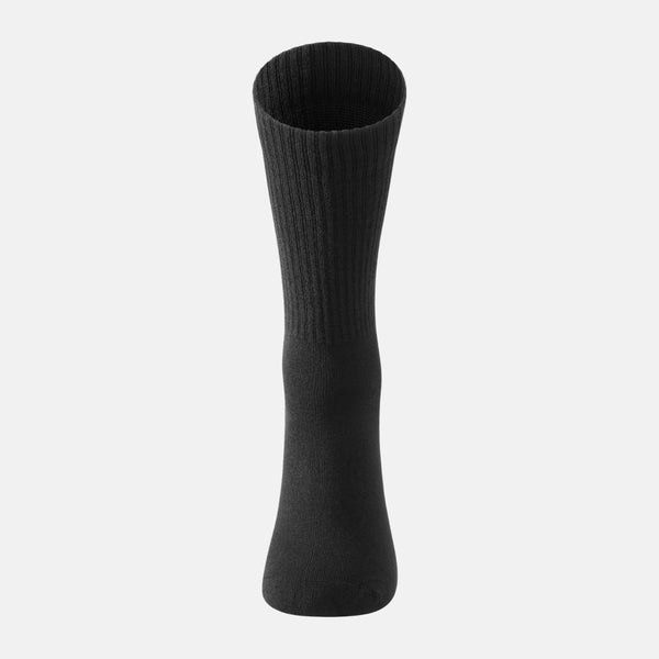 Black bamboo tennis socks