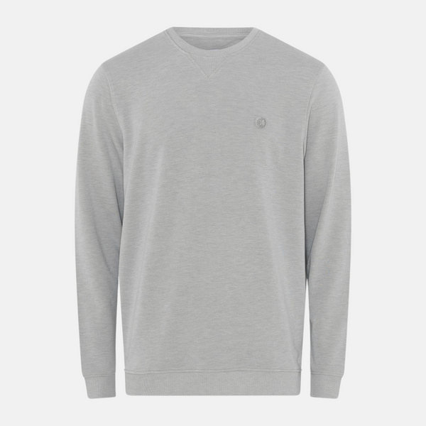 Light grey badge bamboo sweatshirt