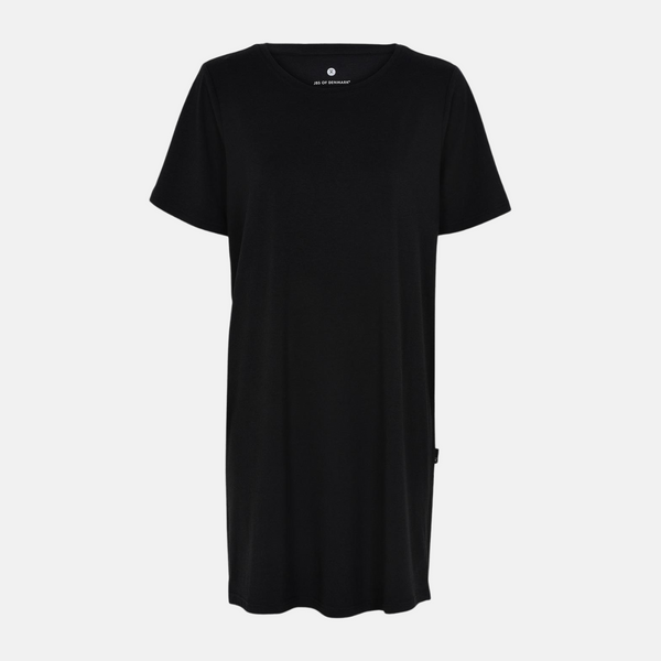 Bamboo T-shirt dress black