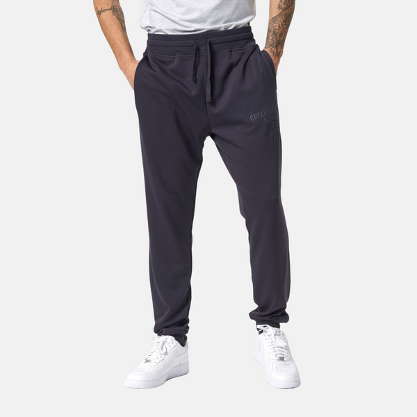 Dark grey bamboo sweatpants with logo