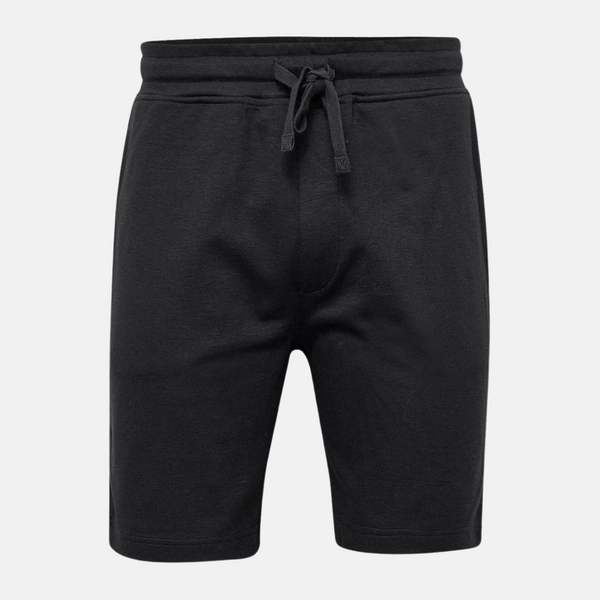 Black bamboo sweat shorts