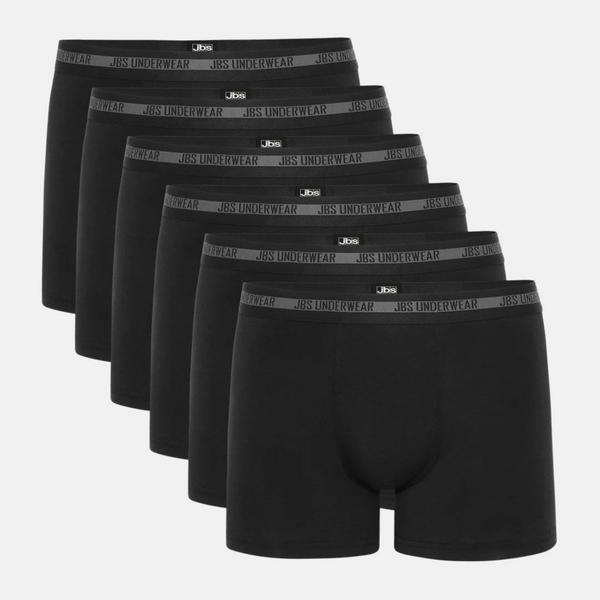6 pairs of bamboo underwear black