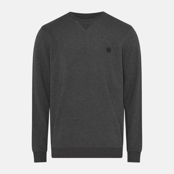 Dark grey badge bamboo sweatshirt