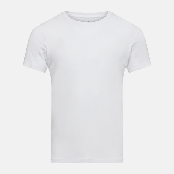 White bamboo anti-sweat T-shirt