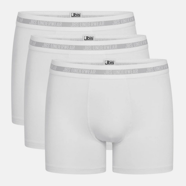 3 pairs of bamboo underwear white