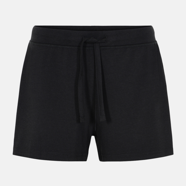 Black bamboo shorts