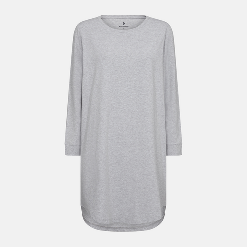 Grå langærmet bambus T-shirt kjole fra JBS of Denmark