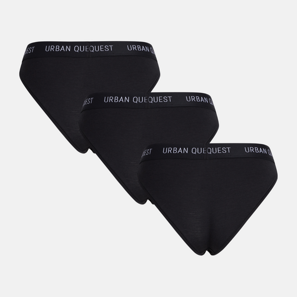 Bamboo tai briefs - black