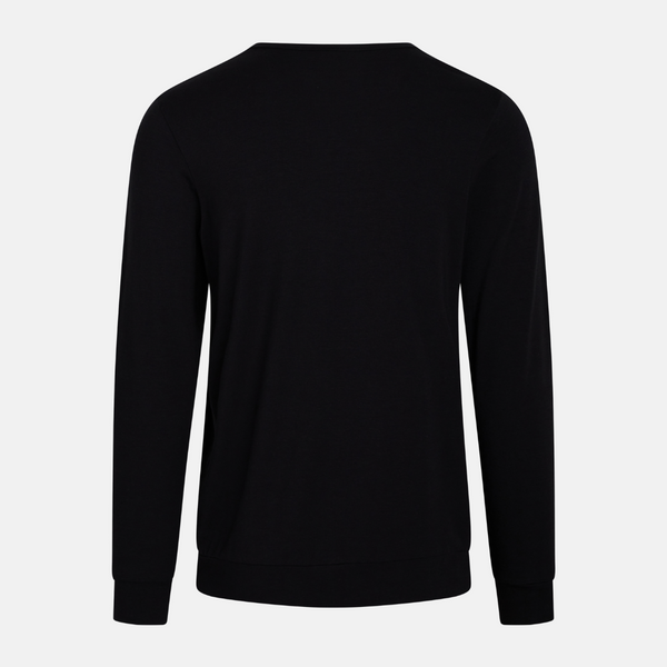 Long sleeve bamboo sweatshirt - black