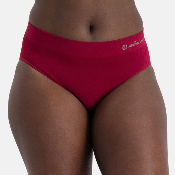 3 pack Bordeaux bamboo Maxi briefs