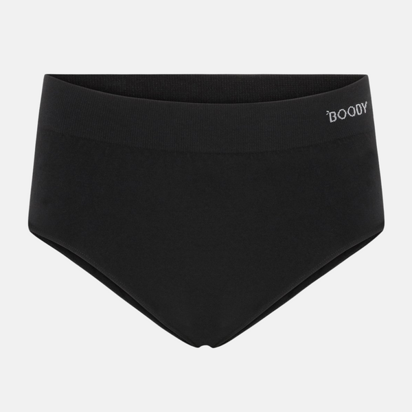 Black bamboo maxi panties