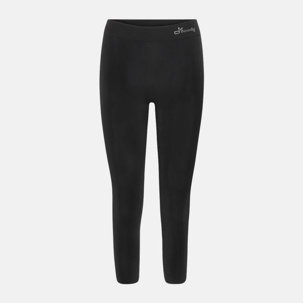 Black bamboo 3/4 leggings