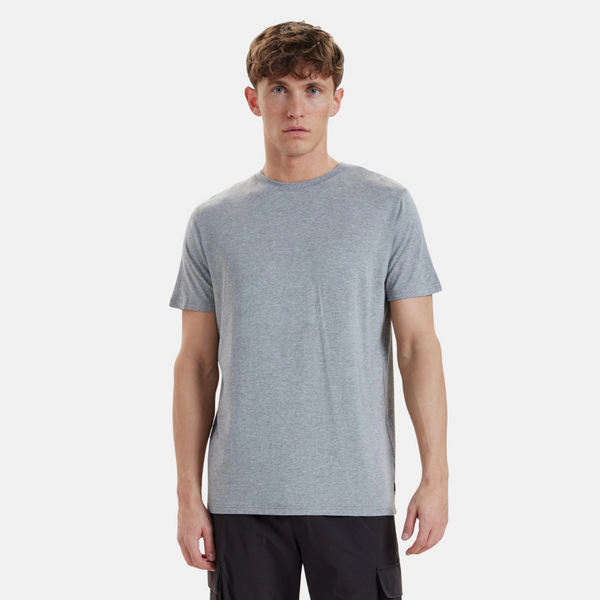 Light grey bamboo crew neck T-shirt
