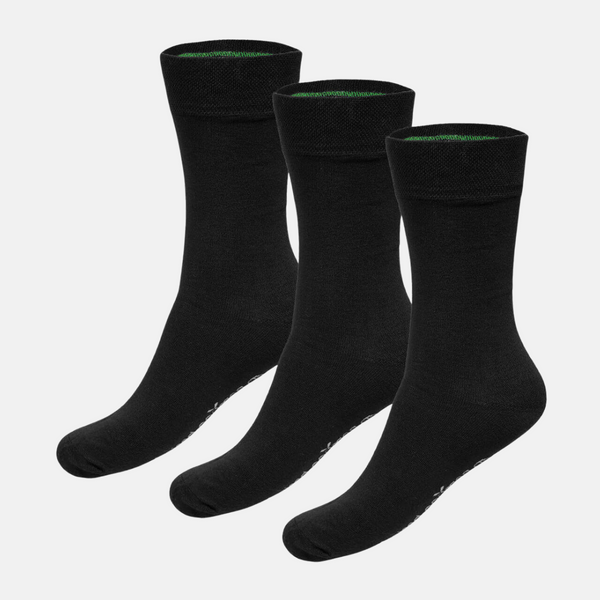Beau bamboo socks - black 3 pack