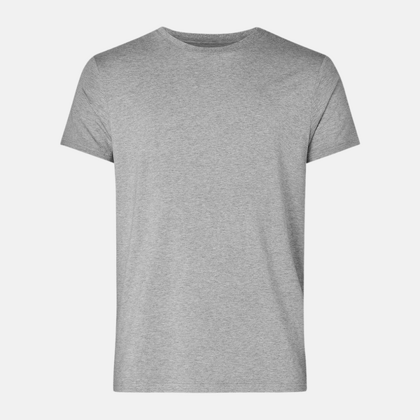 Light grey bamboo crew neck T-shirt