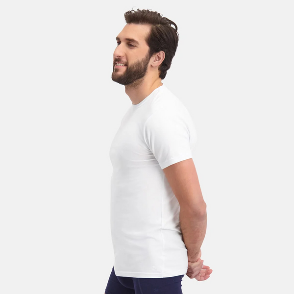 Ruben bamboo crew neck T-shirt - white 2 pack