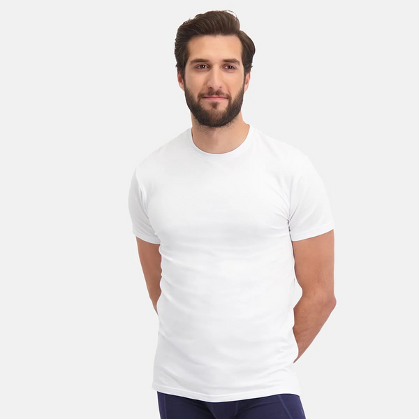 Ruben bamboo crew neck T-shirt - white 2 pack