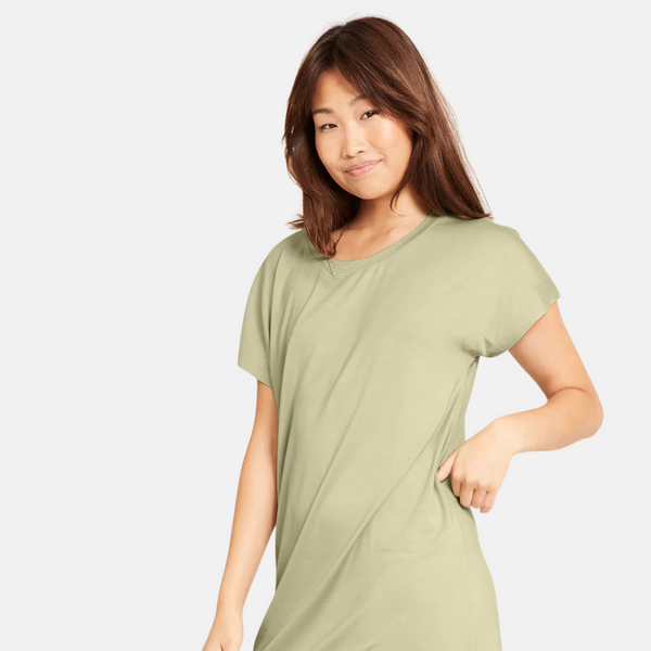 Light green bamboo nightgown