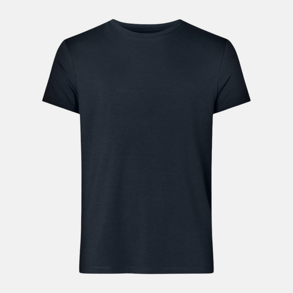 Navy bamboo crew neck T-shirt