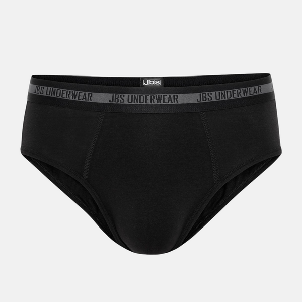 3 pairs of bamboo men's briefs black - gray - navy