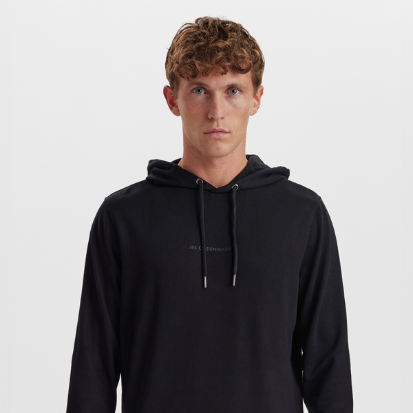 Black badge bamboo hoodie