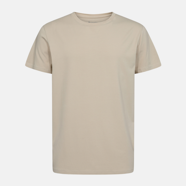 Light khaki crew neck bamboo t-shirt