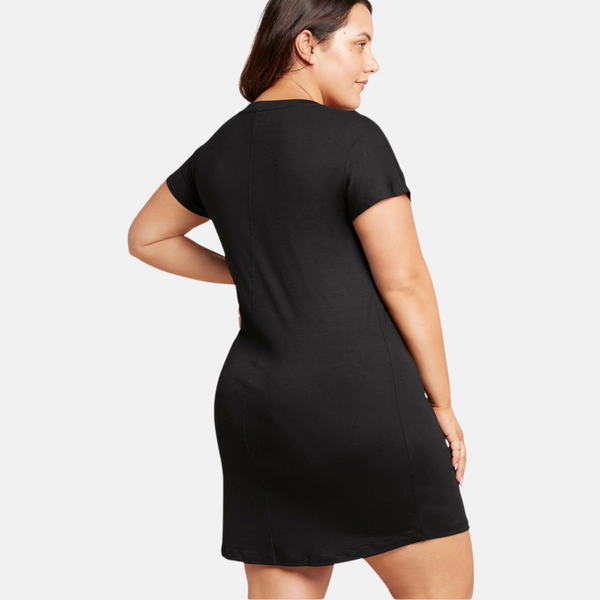 Black bamboo nightgown