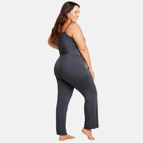 Dark grey bamboo night pants