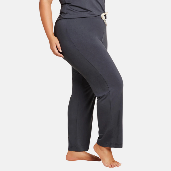 Dark grey bamboo night pants