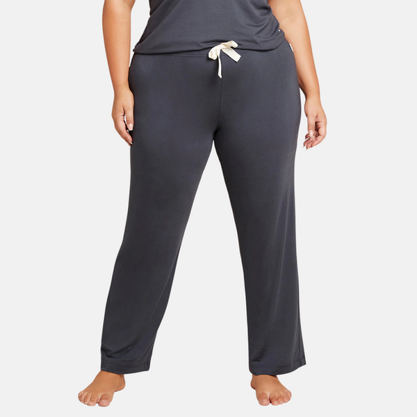 Dark grey bamboo night pants