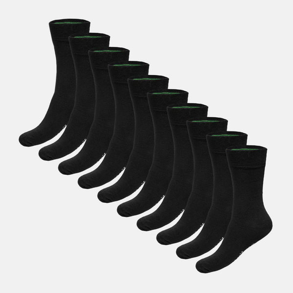 Beau bamboo socks - Black 10 pack