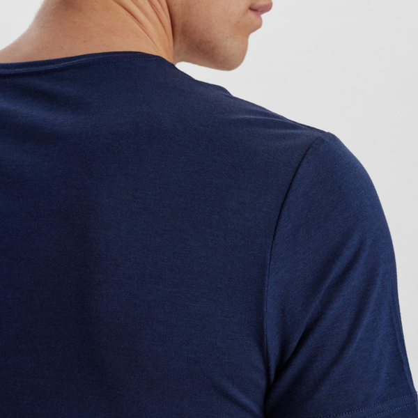 Navy crew neck bamboo T-shirt