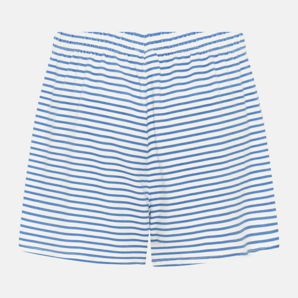 Kimmy bamboo night shorts - light blue striped