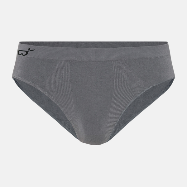Original bamboo men's briefs dark grey