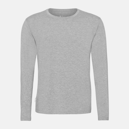 Grå langærmet bambus T-shirt fra Boody