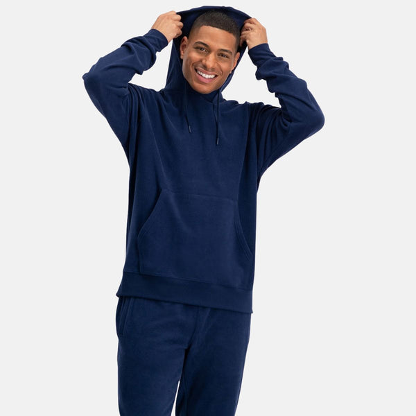 Boas bamboo hoodie navy