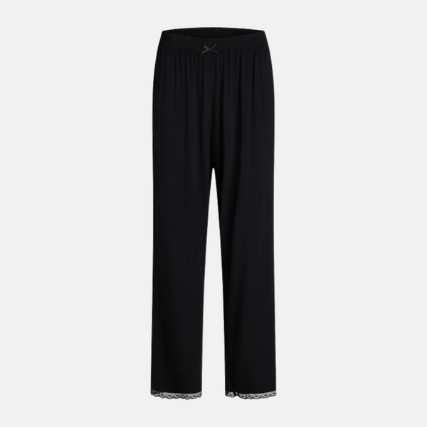 Jasmin bamboo night pants - black
