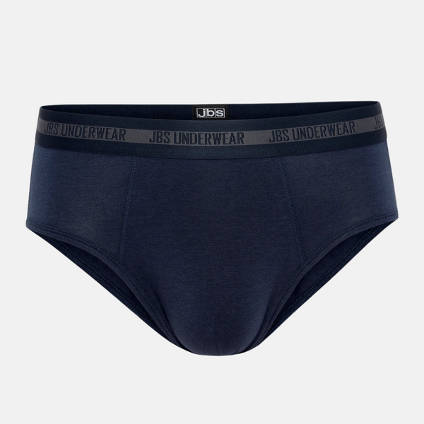 3 pairs of bamboo men's briefs black - gray - navy