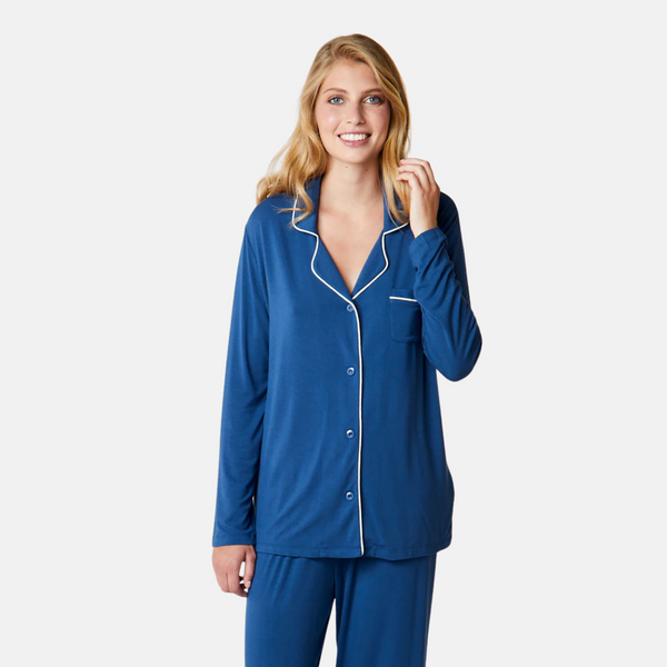 Joy bamboo nightshirt - dusty blue