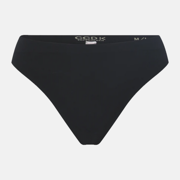 Black bamboo G-string panties