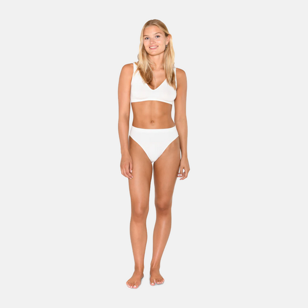 White bamboo tai panties